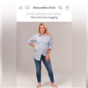 Maternity Abercrombie & Fitch Maternity Jean Legging The jean legging